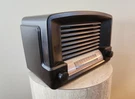 Vintage General Electric Brown Bakelite Tube Radio Works Model YRB-79-2. Fixed Price $65.00.