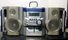 Sharp Mini Component Shelf System CD-BA300 Tested, Dual Sided Speakers, Read. Fixed Price $150.00.