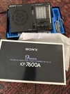 Sony Icf 7600A Fm/mw/sw 9 Band Receiver Vintage Radio Mint Box. Fixed Price $170.05.