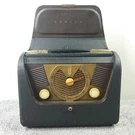 Zenith Tube Radio H503-Y Black Portable For Repair Vintage Parts. Fixed Price $75.00.