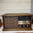 Rca Victor Radio Model RGC24S Solid State Pecan Mid-century Works. Fixed Price $57.00.