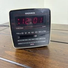 Magnavox Dual Alarm Clock Radio 3110/17 Cube Tested Vintage 80S Prop Decor. Fixed Price $24.99.