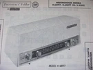 Westinghouse H-649T7 & H-650T7 Radio Photofact. Fixed Price $6.50.
