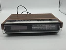 Vintage General Electric Wood Grain Am Fm Alarm Clock Model 7-4630B, Works Great. Fixed Price $21.00.