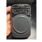 Citizen PR-500 Portable 5-BAND Am/fm Tv Weather Radio Gray Headphone Jack. Fixed Price $49.00.
