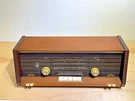 Vintage Philips B4X23A/15 Tube Radio Sw Lw Mw Vhf C. 1963 Wooden Case Sold As-is. Fixed Price $122.00.