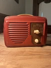 Rare Vintage Temple Superhet Tube Radio G-4108 Red. Fixed Price $199.97.