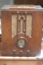 Vintage 1930'S Airline Model 62-198 Art Deco Wooden Tube Radio Tombstone- Repair. Fixed Price $170.00.