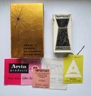 Arvin 9577 Ivory Transistor Radio With Box, Instructions/paperwork From 1959. Fixed Price $295.00.