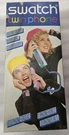 Swatch Phone-twin Phone-black-vintage, 2 Phones 1. Box Shows Wear.. Fixed Price $129.95.