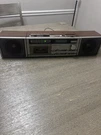 Vintage 7-4984A Clock Radio Cassette Stereo Woodgrain Works. Fixed Price $40.00.