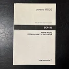Realistic Manual SCR-35 Am/fm Radio Stereo Cassette Recorder Instructions M1. Fixed Price $9.99.