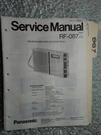 Panasonic RF-087 Service Manual Original Repair Book Radio Portable Am/fm Clock. Fixed Price $19.98.
