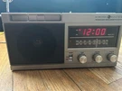 Vintage General Electric 7-4950B Fm/am Clock Radio Cassette Player Woodgrain. Fixed Price $30.00.