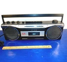 Vintage 80 Sanyo Am/fm Radio Cassette Boombox Model Wc 2000. Fixed Price $34.00.