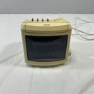 Vintage Am/fm Radio Alarm Clock 7-4606WHB Ivory White Battery Backup Tested. Fixed Price $18.99.