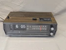General Electric Radio Vintage C4331B Flip Clock Am Fm Walnut Grain 70'S Read. Fixed Price $64.99.