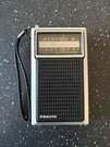 Vintage 1970'S Sanyo Model No. Rp 5055 Am/fm 2-BAND Radio Silver Untested. Fixed Price $7.25.