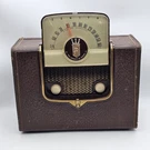Vintage Zenith Glass Tube Flip Up Am Suitcase Travel Radio Mid Century 4G903. Fixed Price $84.98.