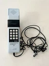 New Generation Telemax Push Button Telephone Baby Blue 1980 Bendable Cord. Fixed Price $20.00.