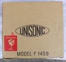 1970'S Unisonic Model F 1459 Portable Dual Power Ac/dc Am Radio Phonograph Nib. Fixed Price $89.99.