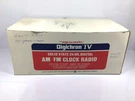 Realistic Digichron Iv Empty Box Only Vintage Flip Clock Radio Alarm 12-1490A. Fixed Price $17.95.
