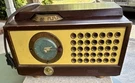 Philco Transitone Am Radio Analog Clock Wood Case Vintage. Fixed Price $59.99.