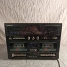 Soundesign 5885 Dual Cassette/am-fm Stereo Receiver Powers On Parts Repair. Fixed Price $100.00.
