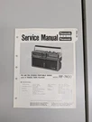 Panasonic RF-7400 Fm/am Stereo Portable Radio W 8-TRACK Service Manual D-5858. Fixed Price $54.95.