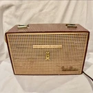 Vintage Zenith 1950S Portable Radio Santa Monica X405L Tan Incredibly Rare. Fixed Price $350.00.