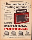 1956 Motorola Portables Radio Rotating Antenna Vintage 50'S Print. Fixed Price $12.95.