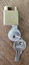 Rotary Telephone Dial Lock, Brass, By Fortress W 2 Keys. Fixed Price $10.00.