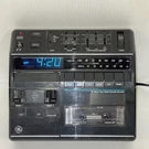 Vintage General Electric 7-4970A Stereo Clock Radio Cassette Player Recorder. Fixed Price $17.99.