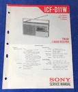Sony ICF-D11W Fm/am 2 Band Receiver Original Service Manual Schematic M013X. Fixed Price $27.95.