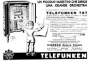 Advertisement 1934 Telefunken 757 Radio Characters Child Conductor. Fixed Price $22.05.