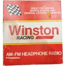 Vtg Winston Nascar Racing Am/fm Headphone Radio Tempest Promotional Item Works. Fixed Price $9.00.
