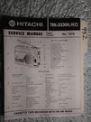 Hitachi TRK-5330 Hc Service Manual Original Repair Book Stereo Boombox Radio. Fixed Price $19.98.