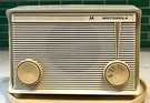 Vintage 1961 Mcm Motorola A15W Ivory Shell Tube Radio Works Parts/repair Rare. Fixed Price $63.94.