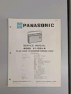Panasonic RF-1006M Fm/am 3BAND 10TRANSISTOR Portable Radio Service Manual D-5804. Fixed Price $54.95.