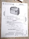 Magnavox R-50-01AA Transistor Radio Schematic Parts+ Sams Photofact 422/11. Fixed Price $8.95.