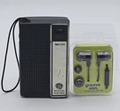7-2705A General Electric Am Transistor Radio Portable + Earbuds Vtg Works. Fixed Price $19.95.