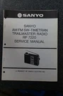 Sanyo RP7220 Service Manual. Fixed Price $21.99.