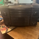 Vintage Tube Bakelite Radio Westinghouse Model H-122-A Parts Only Tested Lights. Fixed Price $48.00.
