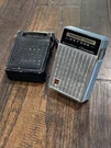 Vtg Blue National 7 Transistor Radio Am T-55 Leather Case Matsushita Panasonic. Fixed Price $24.99.