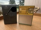 Ge 10 Transistor Radio Mid Century With Case Untested Green And Yellow. Fixed Price $29.00.