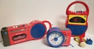 Lot Of 3 My First Sony Tape-clock Radio-tape TCM-4000 ICF-A6500 CFM-2000. Fixed Price $165.00.