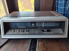 General Electric Blue Alarm Clock Am Fm Radio Wood Grain Vintage - Works. Fixed Price $39.99.