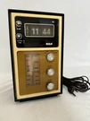Vintage Rca Rosewood Grain Flip Alarm Clock Radio Parts/repair RZD436R. Fixed Price $135.00.