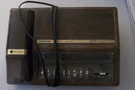 Vintage Soundesign Am-fm Stereo Electronic Clock Alarm Radio Model No. 7554-(A). Fixed Price $19.99.