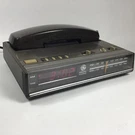 Vintage Retro Am/fm Radio Alarm Clock Phone General Electric Model 7-4719A. Fixed Price $24.99.
